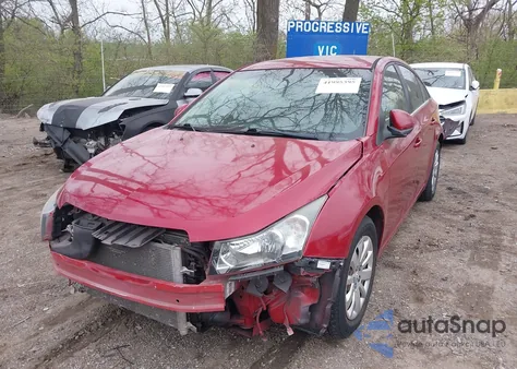 2011 Chevrolet Cruze 1Lt из США, поврежденный, VIN 1G1PF5S9XB7283953
